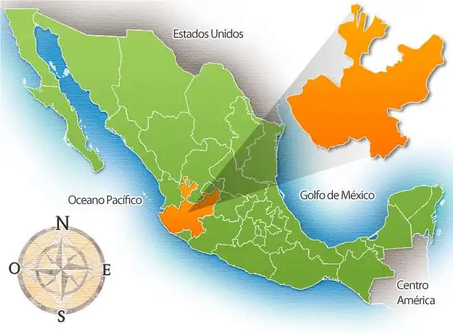 Mapa Cobertura Paynal Exress Jalisco